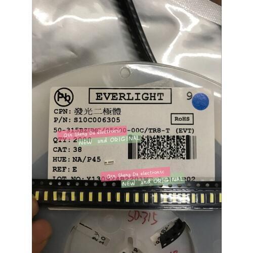 1000PCS FOR EVERLIGHT 4014 LED Backlight 0.3W SMD 4014 LED Diodes 3V Cool white 31LM LCD Backlight for TV TV Application new