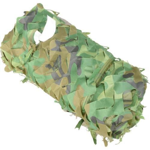 7x8M Woodland Sun Shade Net Military Camouflage Mesh Sailing Sun Shelter Hunting Camping Hide Net Garden Shade Sails Beach Tent