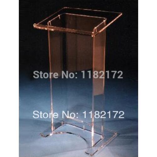 Free shipping cheap Unique design hot sale and modern custom acrylic podium pulpit lectern