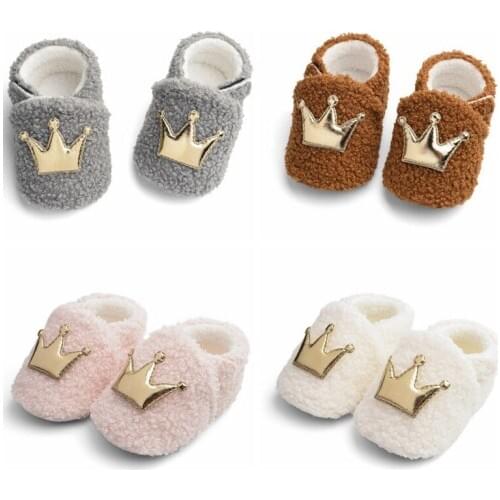 Infant warm boot soft soled baby boy shoes baby girl shoes newborn kid shoes crib shoes autumn winter