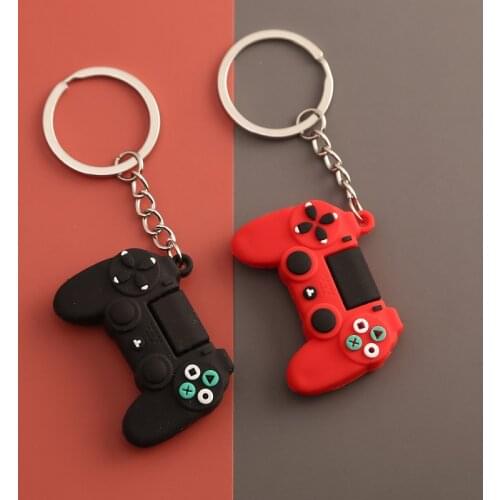 Trinket Gift Wholesale Video Game Handle Keychain Men Joystick Model Key Chain Key Ring For Boyfriend Key Holder