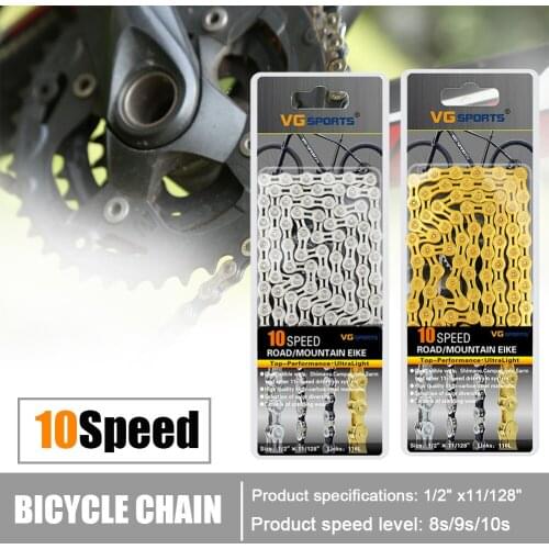 10 Chain Bicycle Links Bicycle Sports Chain Tools 9 Chain Bike Ultralight 8 Bike 11 Half Bike VG Chain Speed Hollow MTB Road 116