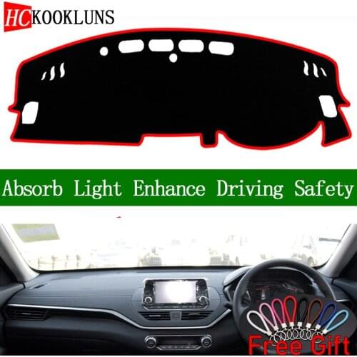 For Nissan Teana J34 2019 Right Hand Drive Dashboard Cover Car Stickers Sun Shade Dash Mat Carpet Interior Accessories