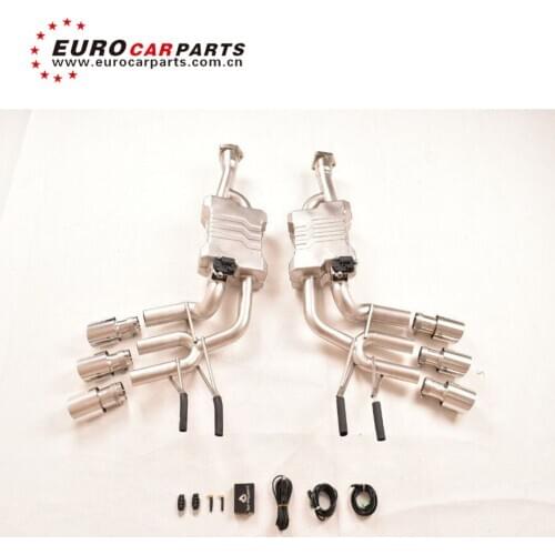 G class w463 six out pipes exhuast system for G350 G400 G550 G500 G800 G63 G65 G900 stainless steel exhuast pipe muffler tips