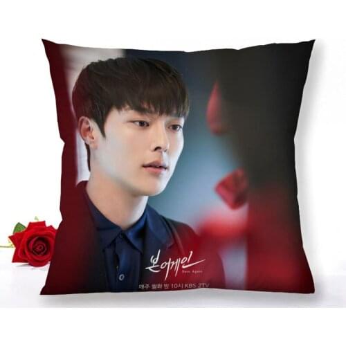 Custom Born Again Zipper Pillowcase Home Decoration Satin Fabric Square Pillowcase 40x40cm 45x45cm Bedroom Pillow Cover 1.15