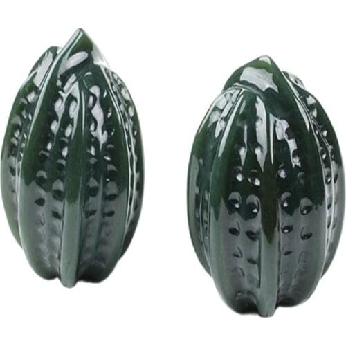 Natural Hetian jade Solid Hand Turn jade walnut Old Man Turn Ball Massage Finger Exerciser