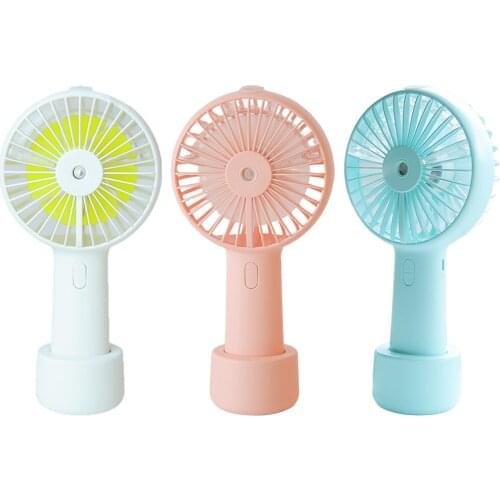 Portable Fan Water Mist Maker Mini Cooler USB Small Fan Cooling Face Fan Sprayer Steamer Water Cooler Mini Fan for Home Office