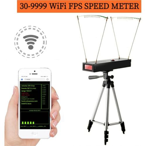 30-9999 FPS Velocimetry Velocity Speed Measuring Instruments Slingshot Bow Speed Meter Chronograph for Shooting Playthings