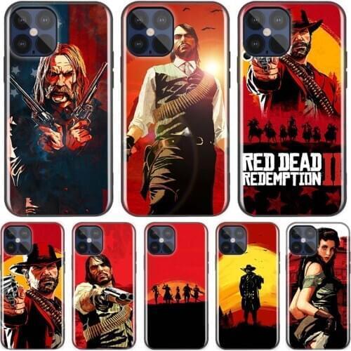 Red Dead Redemption 2 Phone Cover for iPhone 7 8 11 12 Mini Pro Max X XS Max XR 6S Plus Case Silicone Fundas Shell