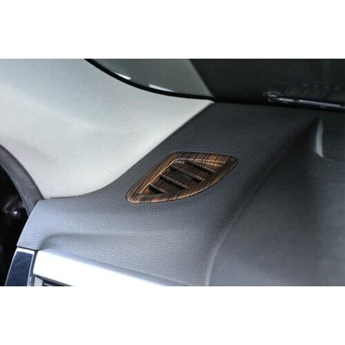 Pine Wood Grain For BMW X1 F48 2016-2019 ABS Dashboard AC Outlet Vent Cover Trim Car Accessories For BMW X2 F47 2018 2019