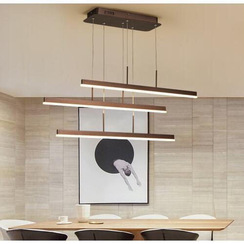 Modern Simple Rectangular Ceiling Lamps Dining Room lights Led Living Room chandeliers ceiling 220V led Lighting Fixture