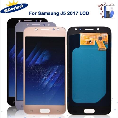 Super AMOLED For Samsung Galaxy J5 2017 J530 LCD Display Touch Screen For Samsung J5 Pro 2017 SM-J530F Display Replacement Parts