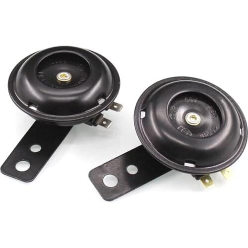 Waterproof Electric Bike Horn Electronic Loud Bell Trumpet 12V Pure Copper Coils General Iron Motorcycle Scooter Bell