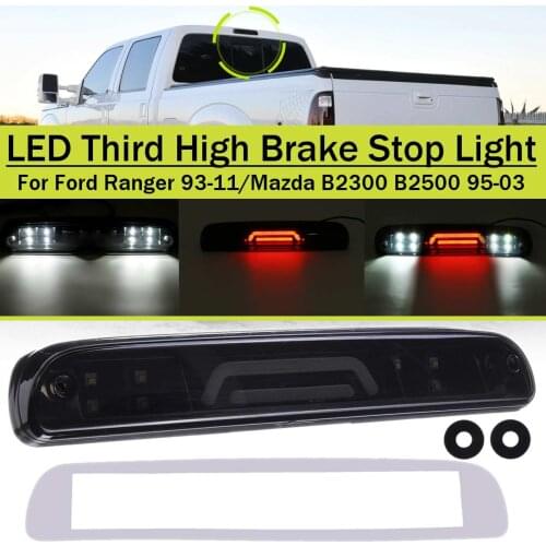 Rear LED third highest brake light for ford Ranger 1993 - 2011 F-250 F-350 F-450 Mazda B2300 B2500 1995 - 2003 Car Smoke Lamps
