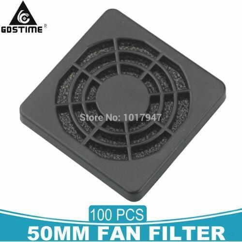 100PCS lot 5cm 50mm Dustproof Mesh Dust PC Computer Filter Case Cooling Fan Grill Heatsink Cover