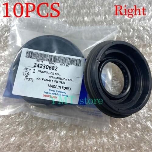 10X Engine Drive Shaft Seal Right Side For Chevrolet Cruze Buick Regal LaCrosse Excelle XT GT Opel Insignia Astra OE# 24230682