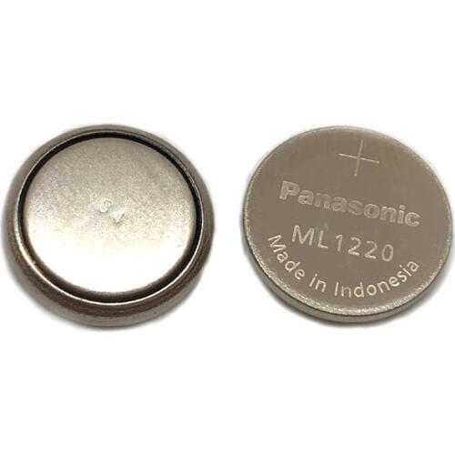 12pcs/lot New Battery For Panasonic ML1220 3V ML 1220 Rechargeable CMOS RTC BIOS Back Up Cell Button Battery Coin Batteries