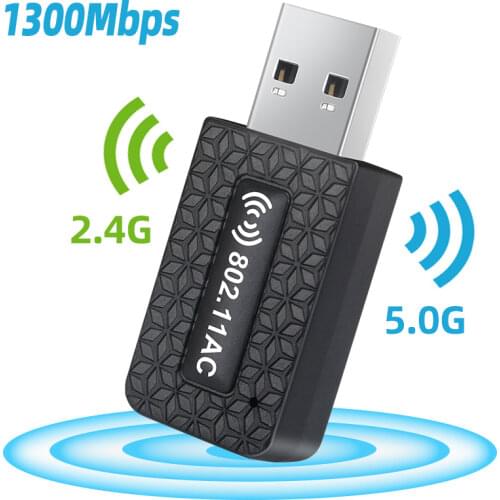 5ghz USB Wifi Adapter 5 Ghz Wi-fi Adapter Wi Fi Usb Wifi Antenna Dongle AC Network Lan Card Ethernet Wireless 5G Module For PC