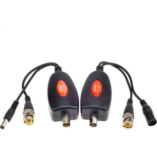 AHD CVI TVI CCTV Camera Power Video Transmission Via One BNC Video Cable Up to 400M HD-PVT Power Video Transmitter