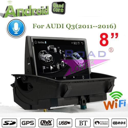 Roadlover Android 7.1 Car Media Center Player Autoradio For Audi Q3 (2011-2016) Stereo GPS Navigation Magnitol 2 Din MP3 NO DVD