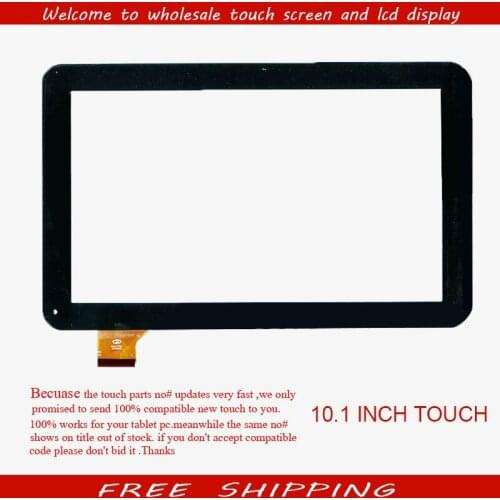 Free film+Black New Touch Screen For 10.1" Supra M12AG 3G Tablet Touch Panel digitizer Sensor Replacement Free Shipping