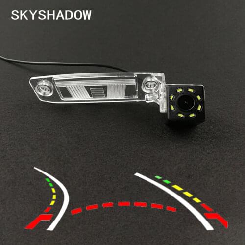 Wireless Car CCD Rear Camera Fisheye 4 8 12 Led Dynamic Night Vision For Kia Sportage SL Sportage R K3 2011 2012 2013 2014
