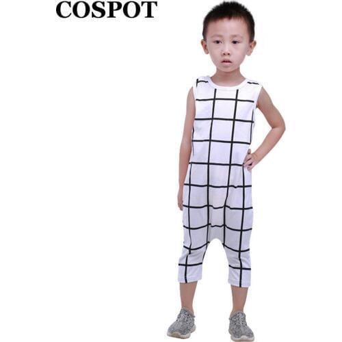 COSPOT Baby Girls Summer Romper Infant Pajamas Baby Sleeveless Jumpsuit Newborn Cotton Fashion Jumper 2021New Arrival 30