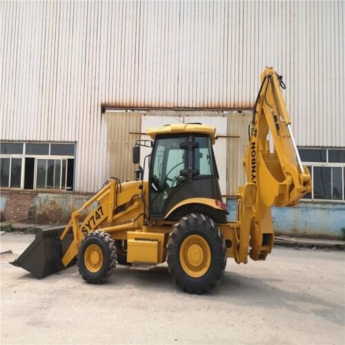 SYNBON SY747 Backhoe Loader Excavator Bucket 2021 New Farm Garden Machine