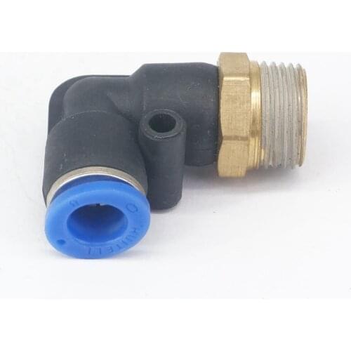3/8" BSP Male to Fit Tube O/D 8mm Pneumatic Elbow Push In Connector Union Quick Release Air Fitting Plumbing