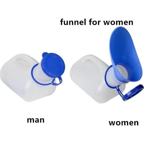 Hot Sale 1000ML Female Male Portable Mobile Toilet Car Travel Journeys Camping Boats Urinal Outdoor Supllies