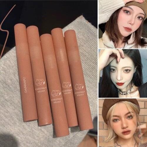 High Quality Matt Lipstick with 6 Colors Optional Long Lasting Non-Stick Cup Portable Waterproof Best Gift for Girls Women