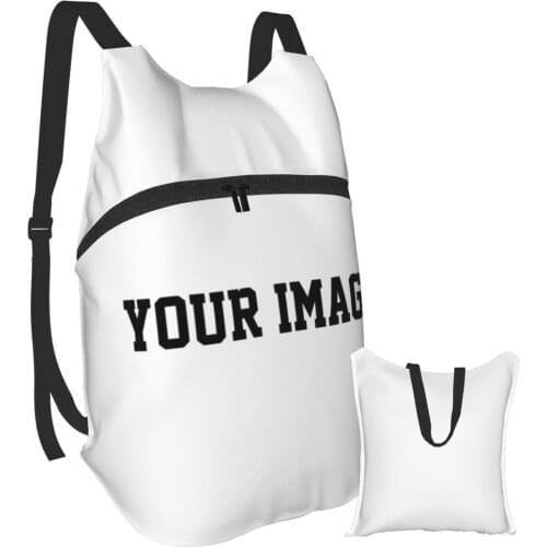 Custom Backpacks Large Basic folding Backpack Cycling Tourist Bags