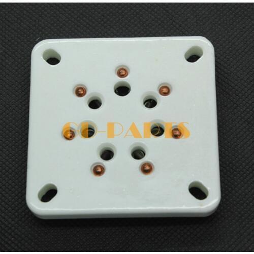 2PCS Ceramic 7-PIN Vacum Tube Sockets FOR FD-71 FD71 HIFI Vintage Tube Amplifier DIY