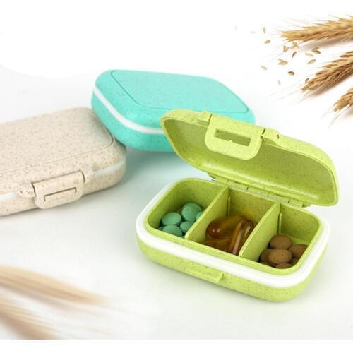 Pill Box Case Pills Organizer Case Portable 7 Days 3 Grids Travel Medical Drugs Tablet Storage Container Medicine Box