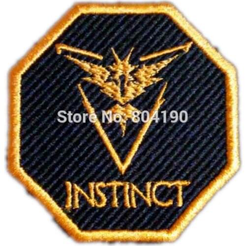 4" Go Team Instinct logo Iron On Patch HOT Embroidered Emblem applique Costume Cosplay Team