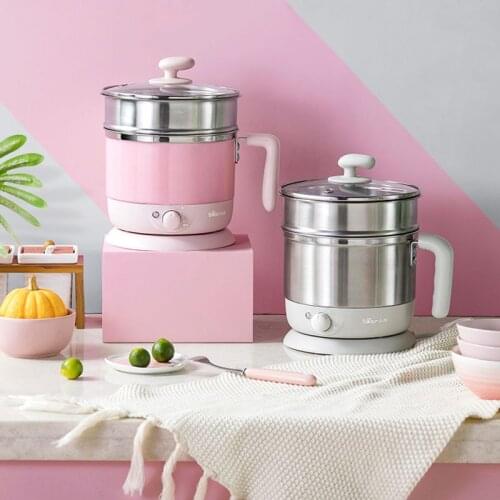 Multifunctional Korean-style Electric Cooker Double-layer Electric Cup Noodle Cooker Electric Multi Cooking Pot