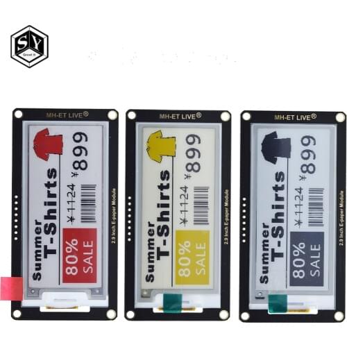2.9" 2.9 Inch Epaper Module E-paper E-Ink EInk Display Screen SPI Support For Arduino UNO STM32 Raspberry PI ESP32