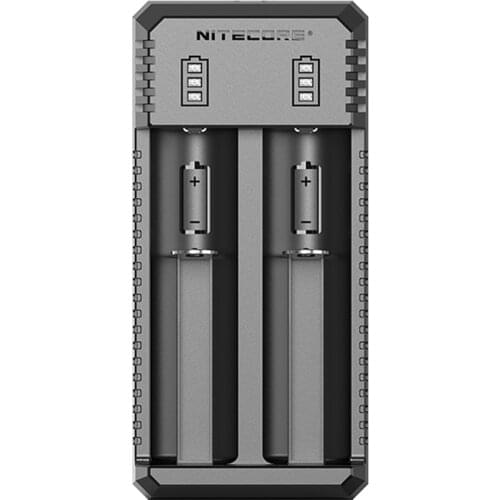 2020 New NITECORE UI2 Portable Dual-Slot USB Li-ion Battery Charger outdoor charging