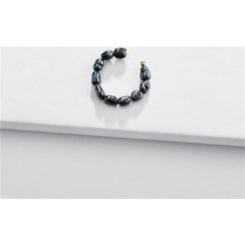 Retro Elegant Irregular Baroque Natural Pearl Ear Bone Clip Without Pierced Ear Cuff for Woman Girls Aesthetic Jewelry