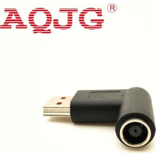 2pcies/lot DC 7.9*5.4mm DC Jack to Special USB Charger Power Adapter 90 Degree Angled for Lenovo Yoga3 PRO yoga 3 4 11 Laptop