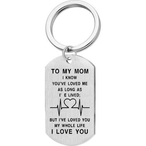 Gift For Mum Alloy Letter Keychain Birthday Present Love Gift Thanksgiving Day Mothers Day Gift