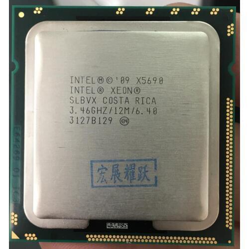 PC Intel Xeon Processor X5690 Six Core LGA1366 Server CPU 100% working properly Server Processor