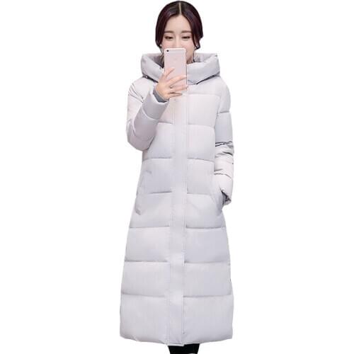 Down jacket long coat woman overcoat 2020 winter winter parker down jacket ladies Korean medium long slim thick coats women
