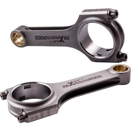 2pcs Conrod for Fiat 500 old model 130mm Connecting Rod Bielle Pleuel TüV Certification Genuine ARP 2000 5/16" Bolts