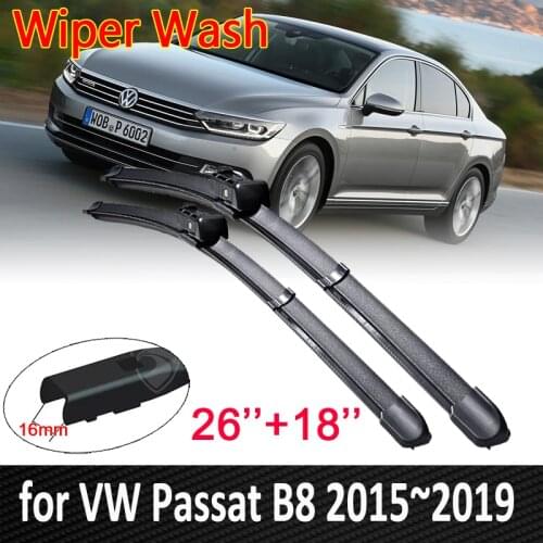 Car Wiper Blade for Volkswagen VW Passat B8 2015~2019 2016 2017 2018 Front Windscreen Windshield Wipers Car Accessories