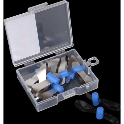 Dental Twin Anterior Matrices Dental Orthodontic Sectional Contoured Metal Matrice Polyester Matrice Dentist Matrix Material