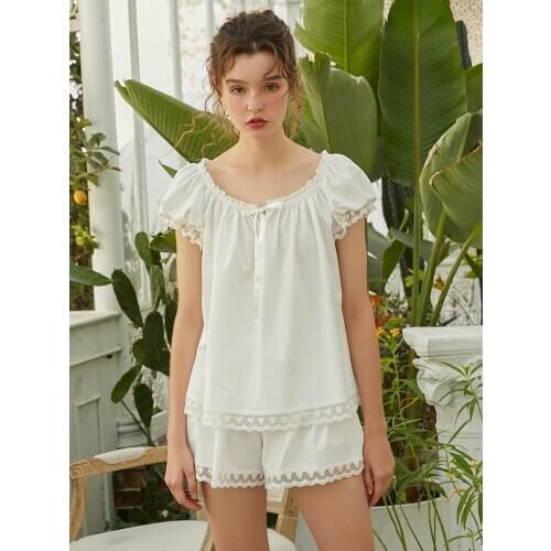 晗琇居 Women's Pajamas With Shorts