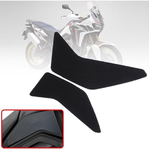 Motorcycle Tank Pad Protector Sticker Knee Grip Traction For Honda Africa Twin 2016-2019 CRF1000L ADV 2018