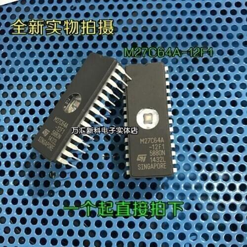 10pcs/lot M27C64A-12F1 M27C64 27C64 M27C64A DIP-28 CAR MEMORY CHIPS