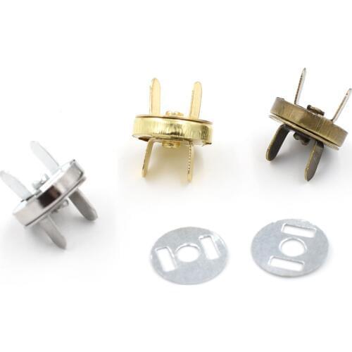 20 sets per pack. Bags magnetic clasp. Metal snap. Environmental magnetic clasp. 18 mm thickening magnetic buckle